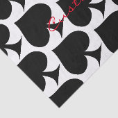 Papier Mousseline Queen of Spades Black Thunder_Cove (Détail)