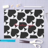 Papier Mousseline Queen of Spades Black Thunder_Cove (Artisanat)