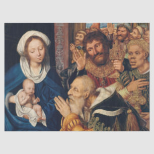 Papier Mousseline Quentin Matsys - L'Adoration du Magi