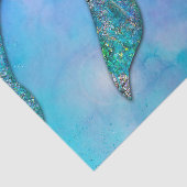 Papier Mousseline Queue de sirène scintillante pour fête d'anniversa (Détail)