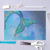 Papier Mousseline Queue de sirène scintillante pour fête d'anniversa (Artisanat)