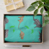 Papier Mousseline Queues (Cadeau)