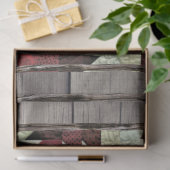 Papier Mousseline Quilt d'ours noir Bois rustique (Cadeau)