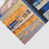 Papier Mousseline Quintessence Kentucky - Cheval En Tissu De Champ P (Détail)