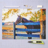 Papier Mousseline Quintessence Kentucky - Cheval En Tissu De Champ P (Artisanat)