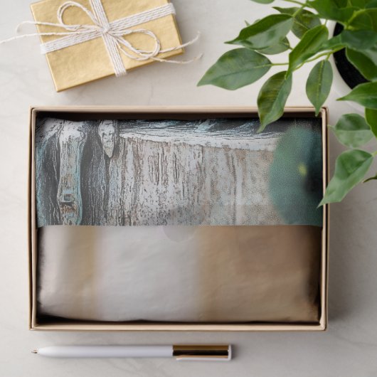 Papier Mousseline Quirky Gothique Paris Gargoyle Découpage (Cadeau)