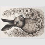 Papier Mousseline Rabbit en ligne Art 2 Découpage papier (Recto)