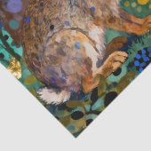 Papier Mousseline Rabbit, Magpie, Fox and “The Golden Goose Egg” (Détail)