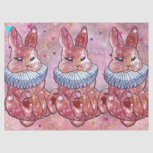 Papier Mousseline Rabbit named Ladybug (Recto)