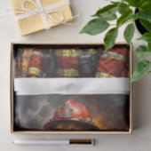 Papier Mousseline race de chien Golden Retriever : Pompier - (Cadeau)