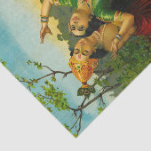 Papier Mousseline Radha Bilas par Raja Ravi Varma (Détail)