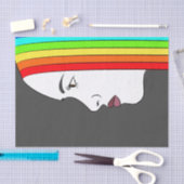 Papier Mousseline Rainbow (Artisanat)