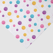 Papier Mousseline Rainbow Confetti Pois fête d'anniversaire (Détail)