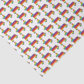Papier Mousseline Rainbow Donkey Piñata fête d'anniversaire Fiesta P (Détail)