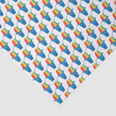 Papier Mousseline Rainbow Hawaii Rainbow Shave Ice Dessert Hawaii (Détail)