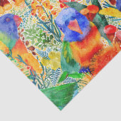 Papier Mousseline Rainbow Lorikeet Garden (Détail)
