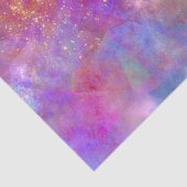 Papier Mousseline Rainbow Ombre et Gold Fire Opal Motif (Détail)