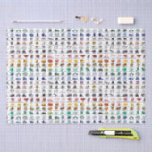 Papier Mousseline Rainbow Rocks Crystal Collection Cadeau Tissu Papi (Artisanat)