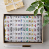 Papier Mousseline Rainbow Rocks Crystal Collection Cadeau Tissu Papi (Cadeau)