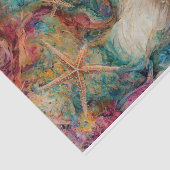 Papier Mousseline Rainbow SeaStars, Fancity Starfish en couleur (Détail)