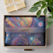 Papier Mousseline Rainbow Starry Night Sky déesse cosmique Découpage (Cadeau)