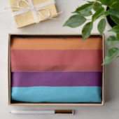 Papier Mousseline Rainbow Stripes amusant Bright Candy fête d'annive (Cadeau)
