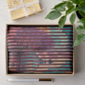 Papier Mousseline Rainbow Temple Striped Tissue Paper – Customizable (Cadeau)