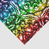 Papier Mousseline Rainbow Tie Dye Mandala Star Anniversaire (Détail)