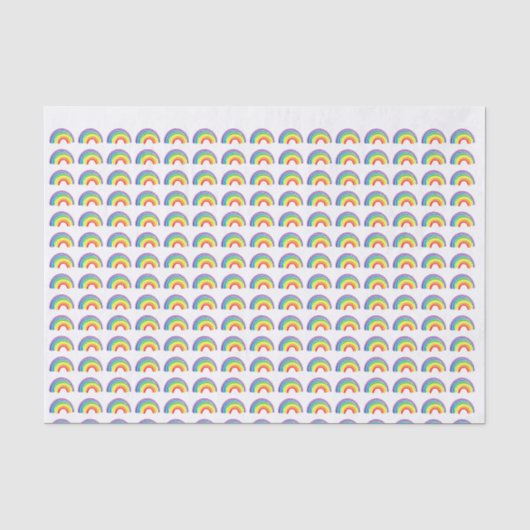 Papier Mousseline Rainbows activé (Recto)