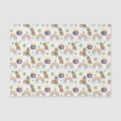 Papier Mousseline Rainbows Shamrocks Leprechauns St Patrick's Day  (Recto)