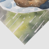 Papier Mousseline Rainy Golden Doodle Adventures : Un Découpage (Détail)