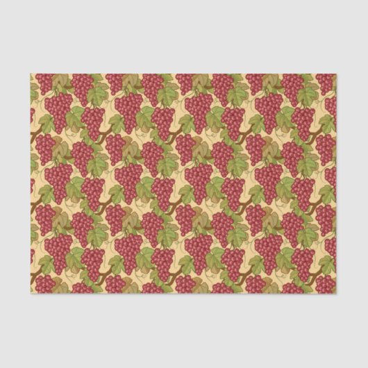 Papier Mousseline Raisins (Recto)