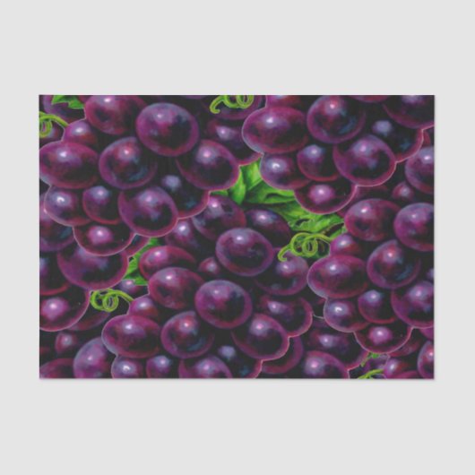 Papier Mousseline Raisins de vin (Recto)