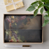 Papier Mousseline Raisins et Fruits Peinture à vie morte Découpage (Cadeau)