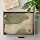 Papier Mousseline Raisins verts aux oiseaux (Cadeau)