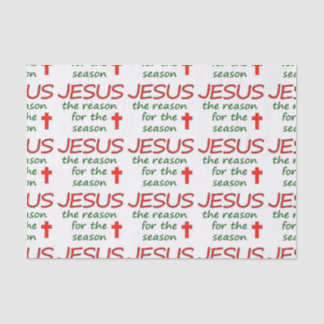 Papier Mousseline Raison de JÉSUS de saison