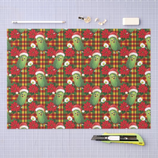 Papier Mousseline Rallye père Noël de Pickleball (Artisanat)