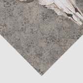 Papier Mousseline Ranch Rustique Sud-Ouest Tête Brown (Détail)