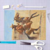 Papier Mousseline Ranchero de la vieille Californie par Maynard Dixo (Artisanat)