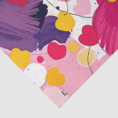 Papier Mousseline "Random Love Thoughts" - Colourful Abstract (Détail)