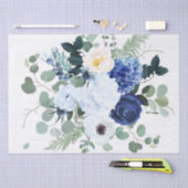 Papier Mousseline Ranunculus Anemone Hydrangea Rose arrière - plan b (Artisanat)