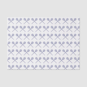 Papier Mousseline Raquettes de squash croisées bleues
