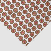 Papier Mousseline Raspberry Linzer Torte Noël Cookie Holiday (Détail)