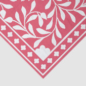 Papier Mousseline Raspberry Traditional Bone Inlay Decoupage Paper (Détail)