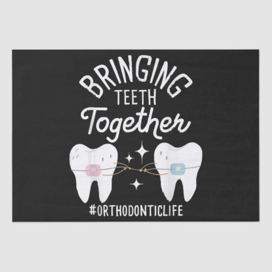 Papier Mousseline Rassembler les dents - Orthodontiste (Recto)