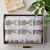 Papier Mousseline Rat drôle avec dessin animé de la caméra (Cadeau)