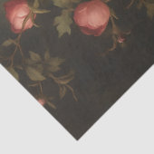 Papier Mousseline Raven Among Roses (Détail)