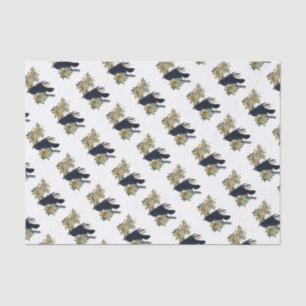 Papier Mousseline Raven Bird