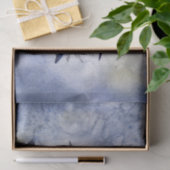 Papier Mousseline Raven Bird Blue Rose Whimsical Decoupage (Cadeau)