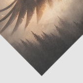 Papier Mousseline Raven Forest Silhouette Decoupage Paper (Détail)